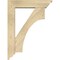 Ekena Millwork Westlake Traditional Rough Sawn Bracket w/ Offset Brace, Douglas Fir, 6"W x 24"D x 32"H BKT0604X24X32WTL01RDF - alternate 4